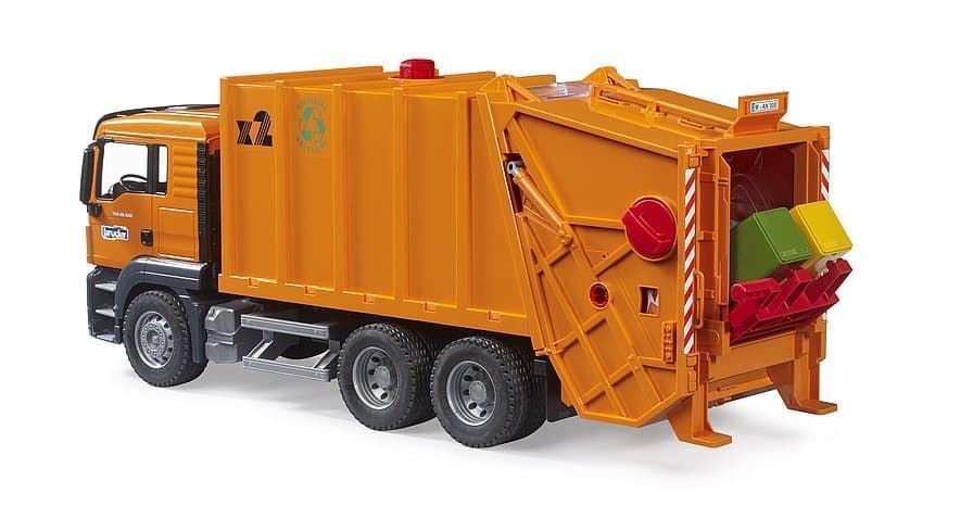 Camión de basura MAN TGS de juguete  Escala 1:16 Bruder 03760 - Imagen 3