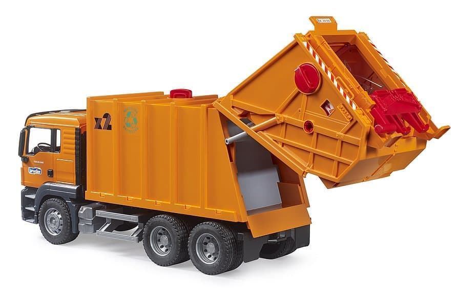 Camión de basura MAN TGS de juguete Escala 1:16 Bruder 03760 - Imagen 4