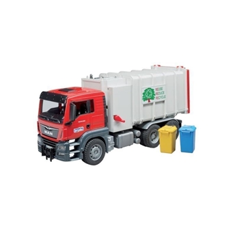 Camión De Basura MAN TGS De Juguete Escala 1:16 Bruder 03761 - Imagen 1