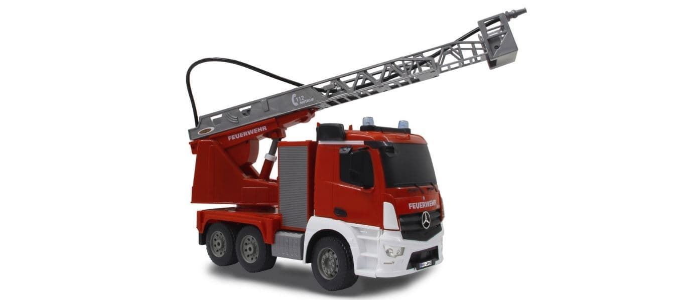 Rastar Camión de bomberos radiocontrol Mercedes Benz Antos 46365 