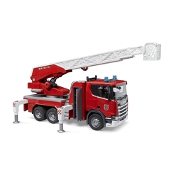 Camión de bomberos Scania Super 560R con luces y sonido de juguete bruder 03591 - Imagen 1