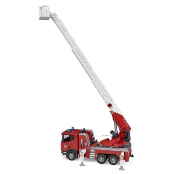 Camión de bomberos Scania Super 560R con luces y sonido de juguete bruder 03591 - Imagen 2