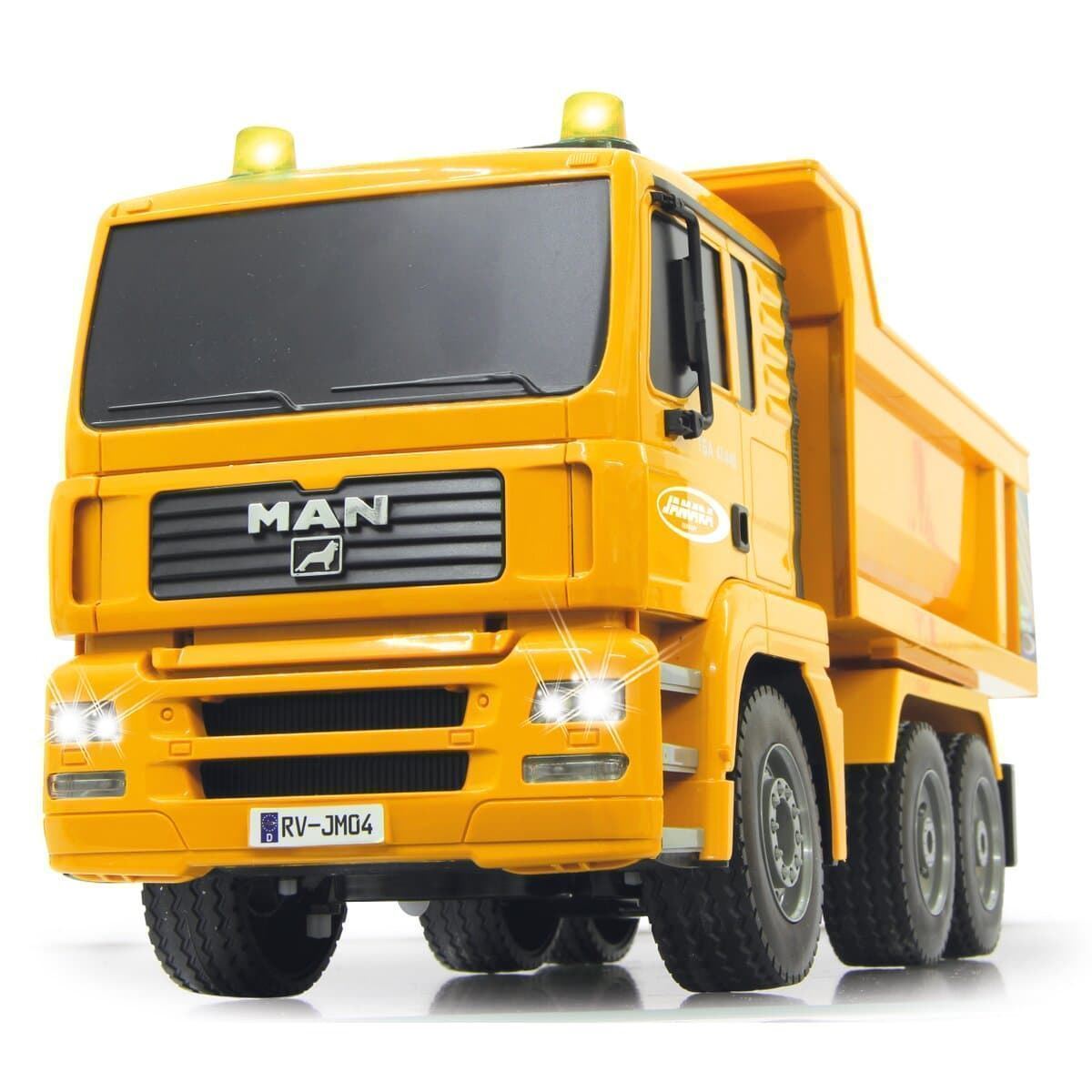 Camión de juguete MAN con volquete Radiocontrol 1:20 Jamara 405002 - Imagen 3