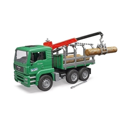 Camión Grúa Forestal De Juguete MAN- Escala 1:16 BRUDER 02769 - Imagen 1