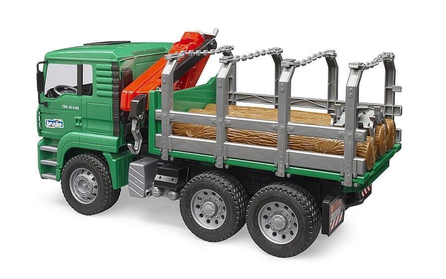 Camión Grúa Forestal De Juguete MAN- Escala 1:16 BRUDER 02769 - Imagen 2