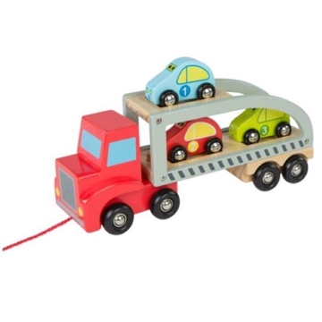 Camión madera con 3 coches - Imagen 1