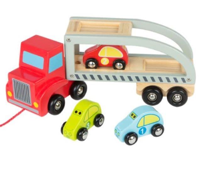 Camión madera con 3 coches - Imagen 2