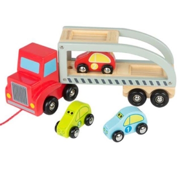 Camión madera con 3 coches - Imagen 2