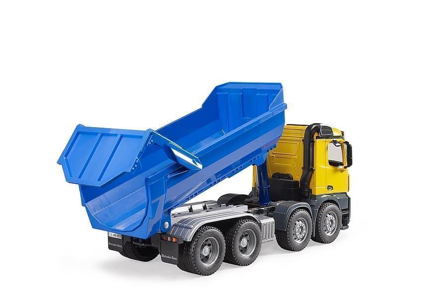 Camión Volquete De Juguete MERCEDES BENZ MB AROCS HALFPIPE - Escala 1:16 BRUDER 03623 - Imagen 2
