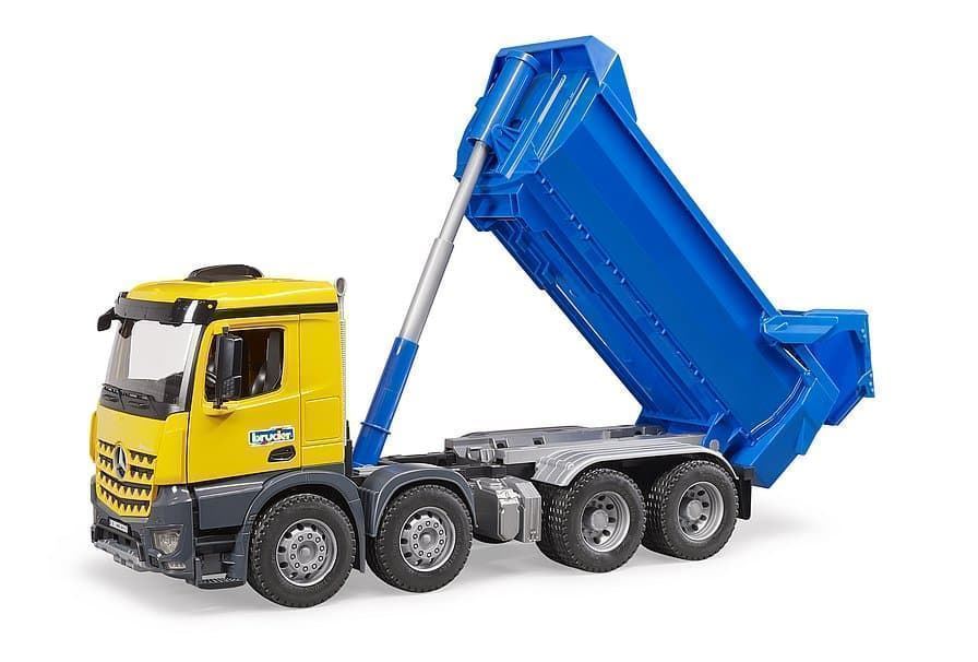 Camión Volquete De Juguete MERCEDES BENZ MB AROCS HALFPIPE - Escala 1:16 BRUDER 03623 - Imagen 4