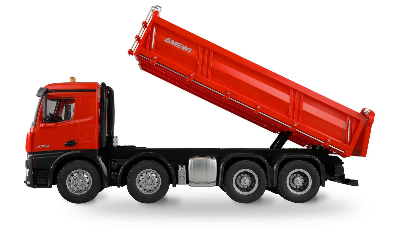 Camión volquete Mercedes Benz Arocs 8x4/4 4WD 1/18 RTR rojo Radiocontrol - Imagen 5