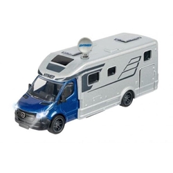 Caravana camper de juguete de metal 19cm con luz y sonido - Imagen 1