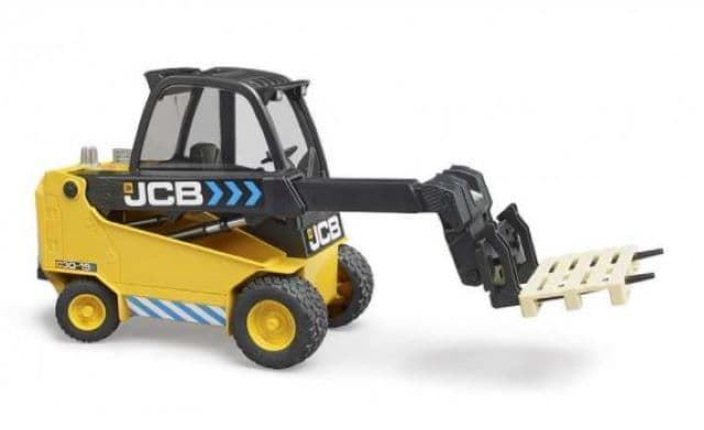 Carretilla de juguete JCB con palet Bruder 02512 - Imagen 2