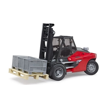 Carretilla elevadora linde de juguete 02513 bruder - Imagen 1