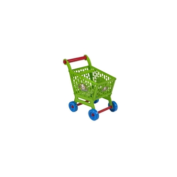 Carrito de la compra con alimentos de juguete - Imagen 2