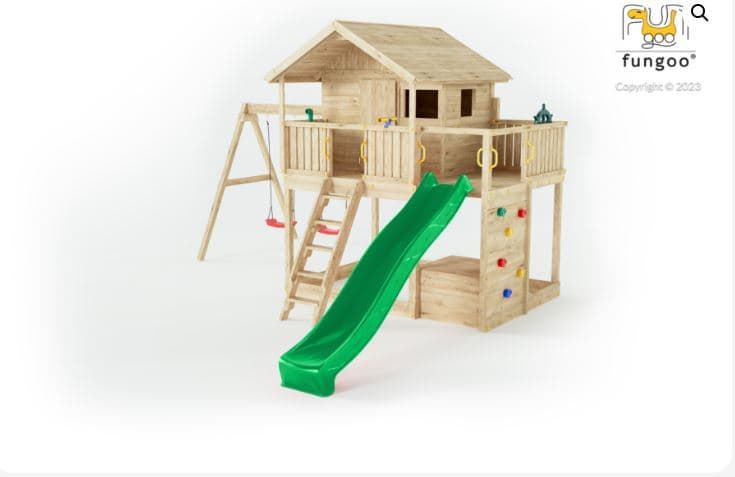 Casa de madera parque infantil FUNGOO Sunshine - Imagen 2