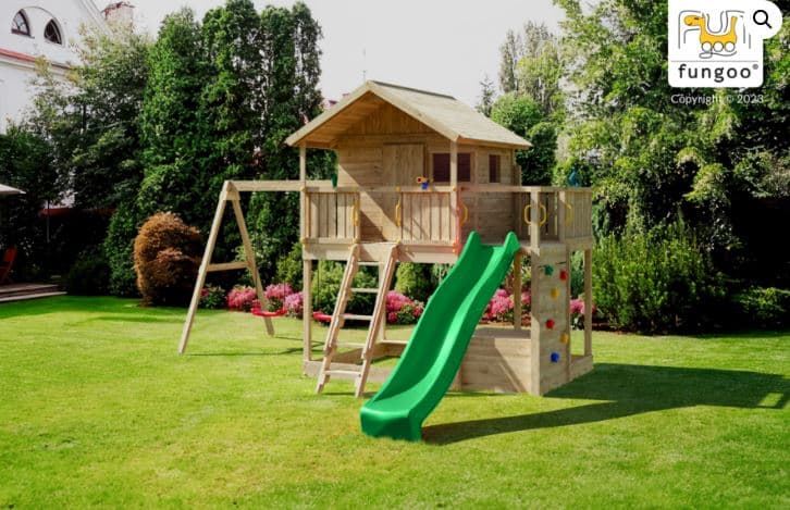Casa de madera parque infantil FUNGOO Sunshine - Imagen 5