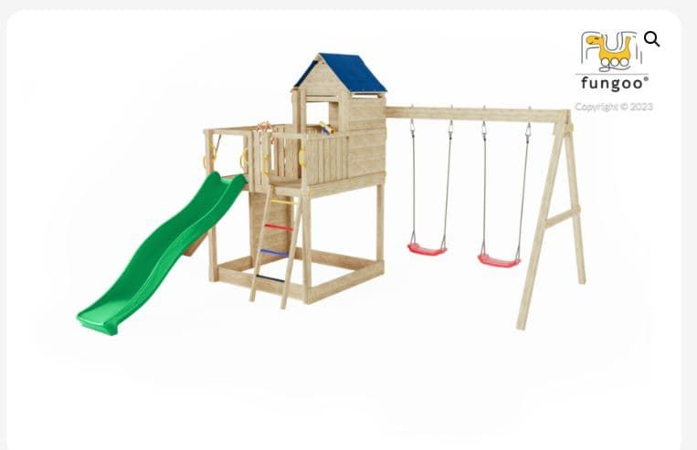 Casa del árbol de madera parque infantil FUNGOO TREEHOUSE 3 - Imagen 1