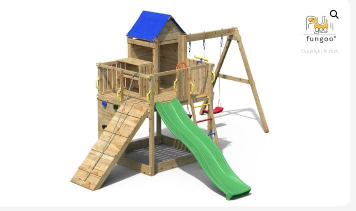 Casa del árbol de madera parque infantil FUNGOO TREEHOUSE 3 - Imagen 2