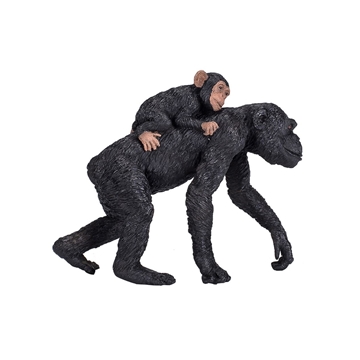 Chimpacé con cría - Imagen 1