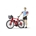 Ciclista con bicicleta Bruder 63110 - Imagen 2