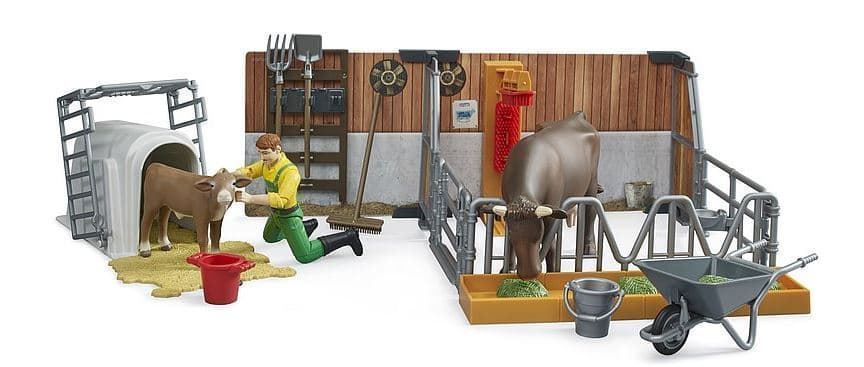 Cobertizo de juguete para vacas y terneros 62611 Bruder - Imagen 3