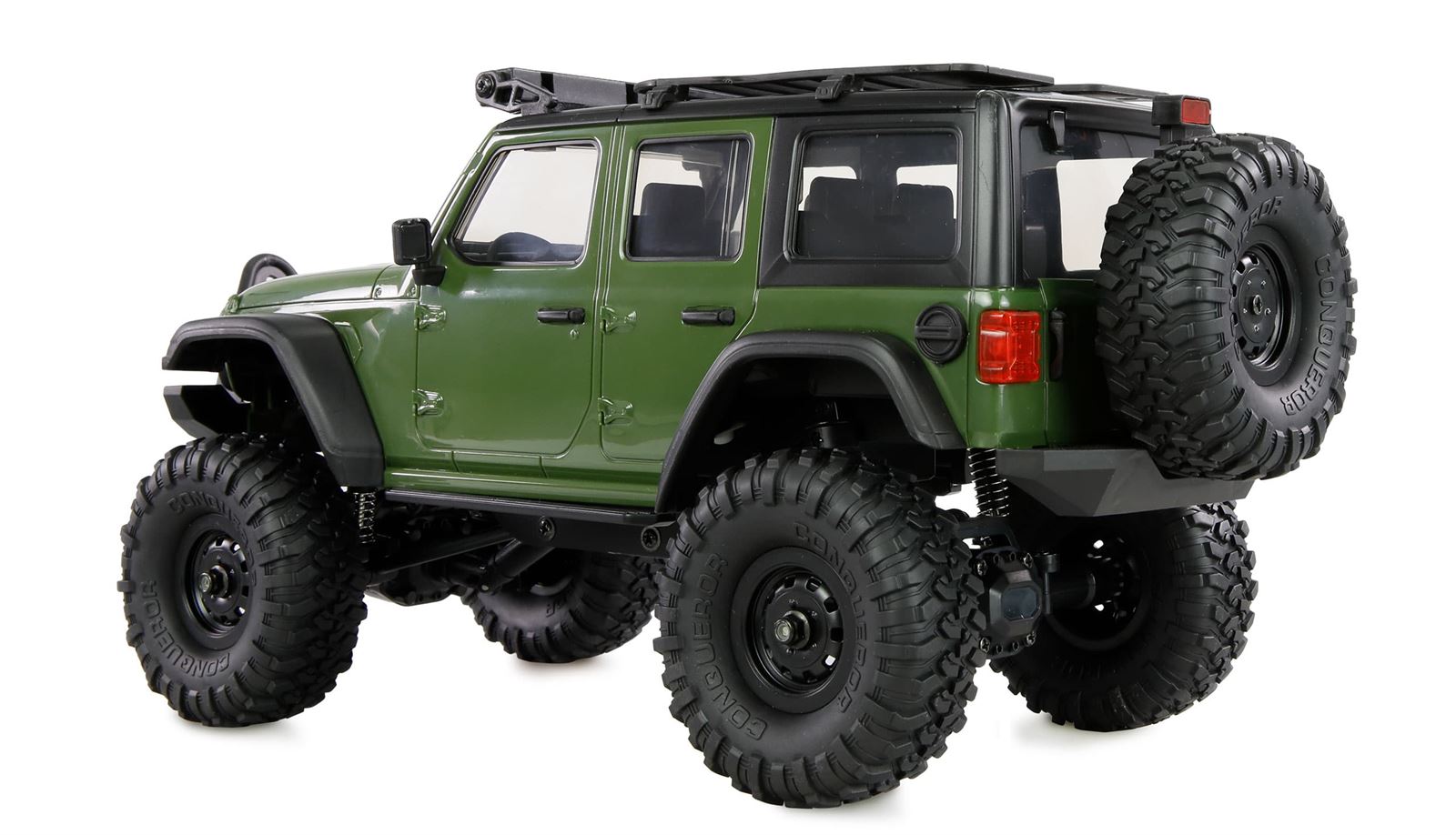 Coche AMXRock Mini Crosstrail Crawler 4WD 1:16 RTR verde radiocontrol - Imagen 2