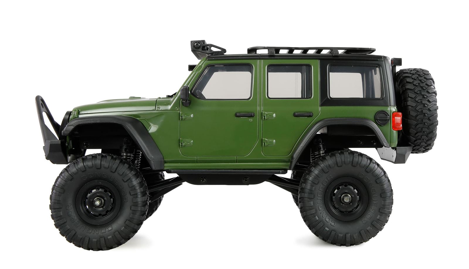 Coche AMXRock Mini Crosstrail Crawler 4WD 1:16 RTR verde radiocontrol - Imagen 8