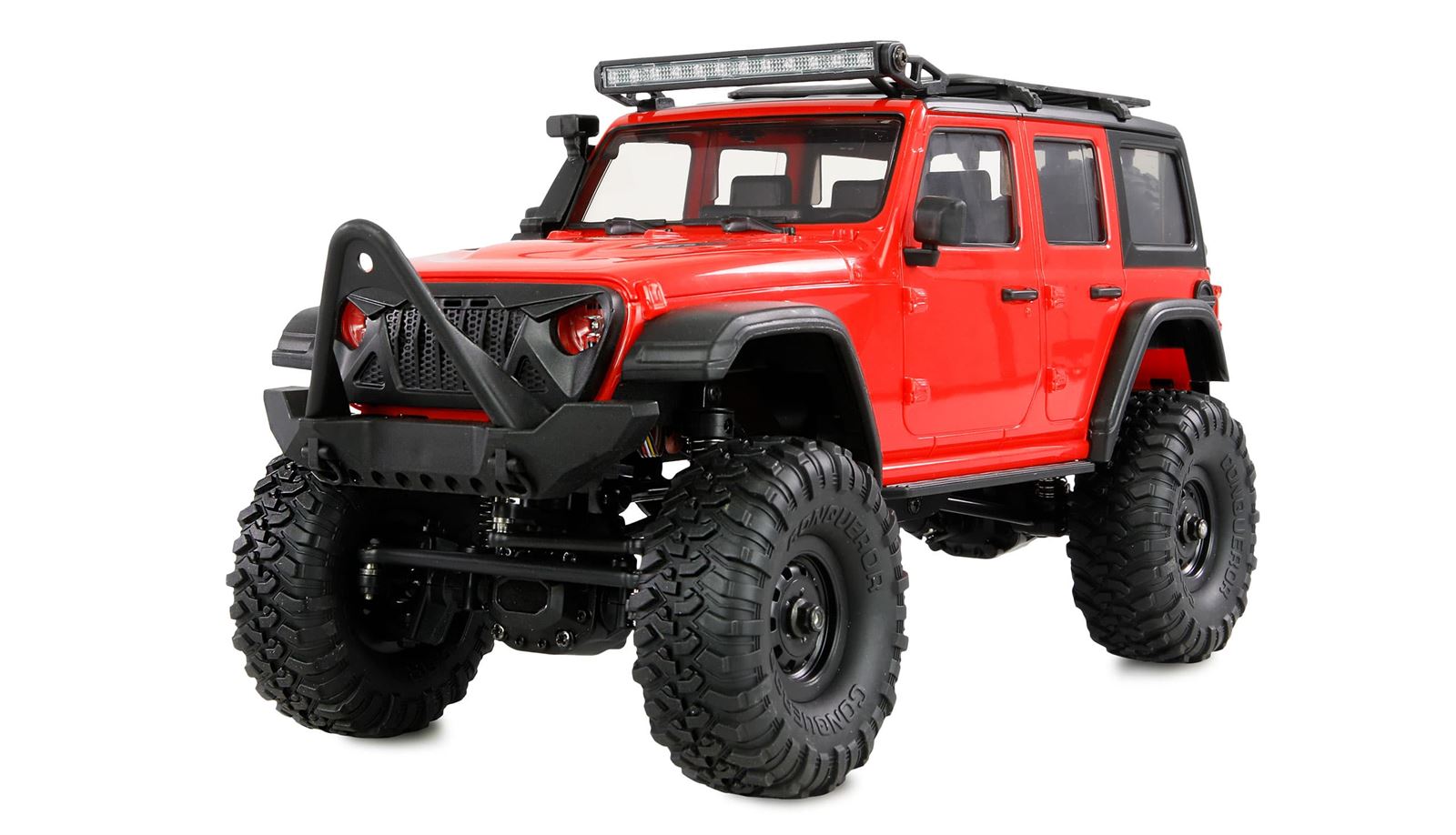 Coche AMXRock Mini D90 Crawler 4WD 1:16 rojo radiocontrol - Imagen 1