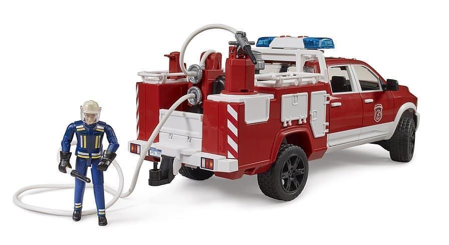 Coche de bomberos RAM 2500 con luces y sonido de juguete Bruder 02544 - Imagen 2