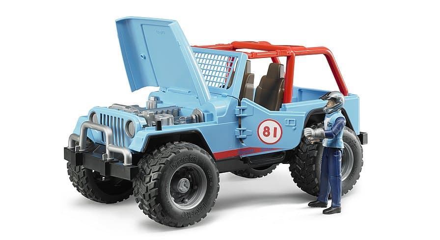 Coche De Juguete JEEP CROSS-COUNTRY Azul.- Escala 1:16 BRUDER 02541 - Imagen 2