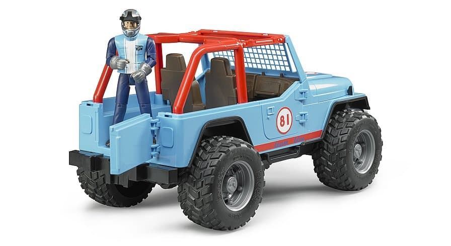 Coche De Juguete JEEP CROSS-COUNTRY Azul.- Escala 1:16 BRUDER 02541 - Imagen 3