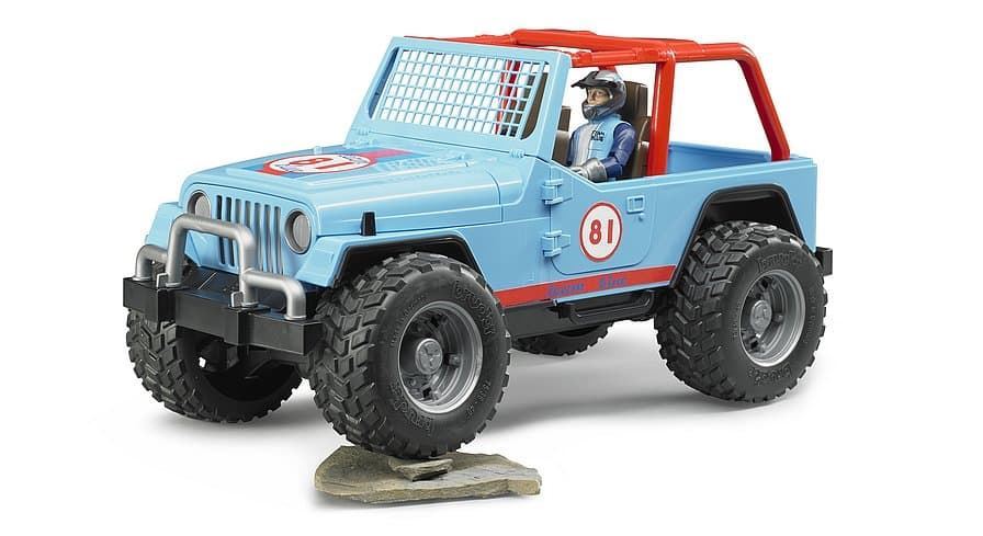 Coche De Juguete JEEP CROSS-COUNTRY Azul.- Escala 1:16 BRUDER 02541 - Imagen 4