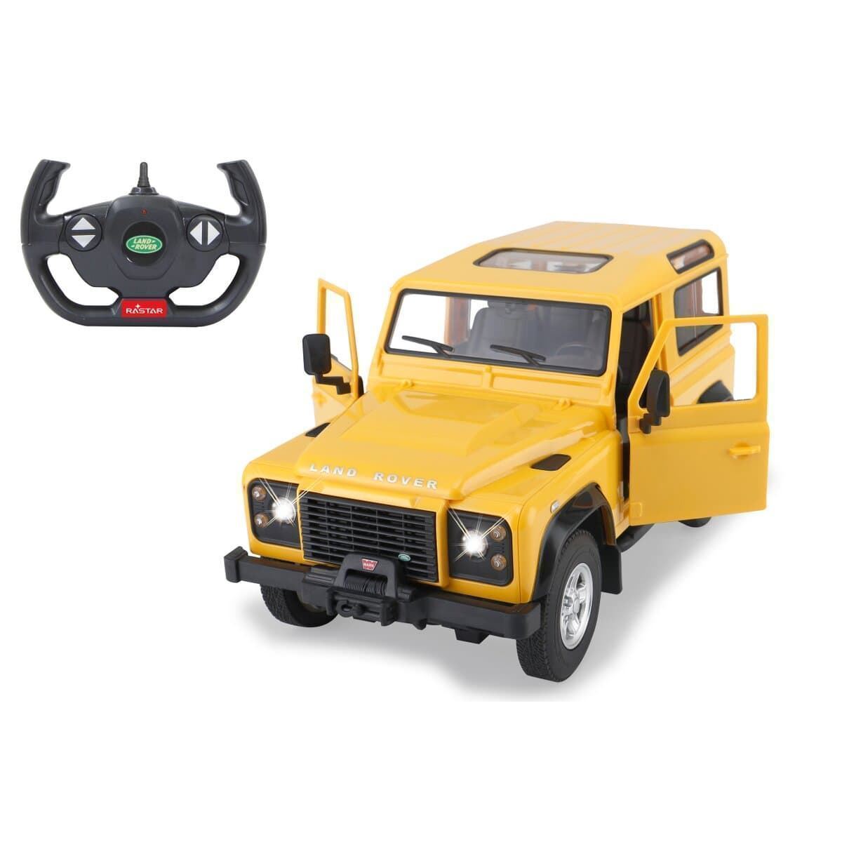 Coche De Juguete LAND ROVER DEFENDER amarillo Radio Control 1:14 403135 - Imagen 1