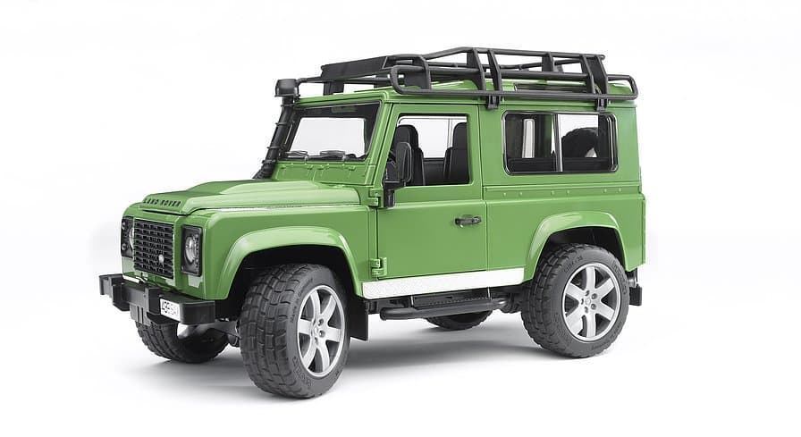 Coche De Juguete LAND ROVER STATION Escala 1:16 BRUDER 02590 - Imagen 1