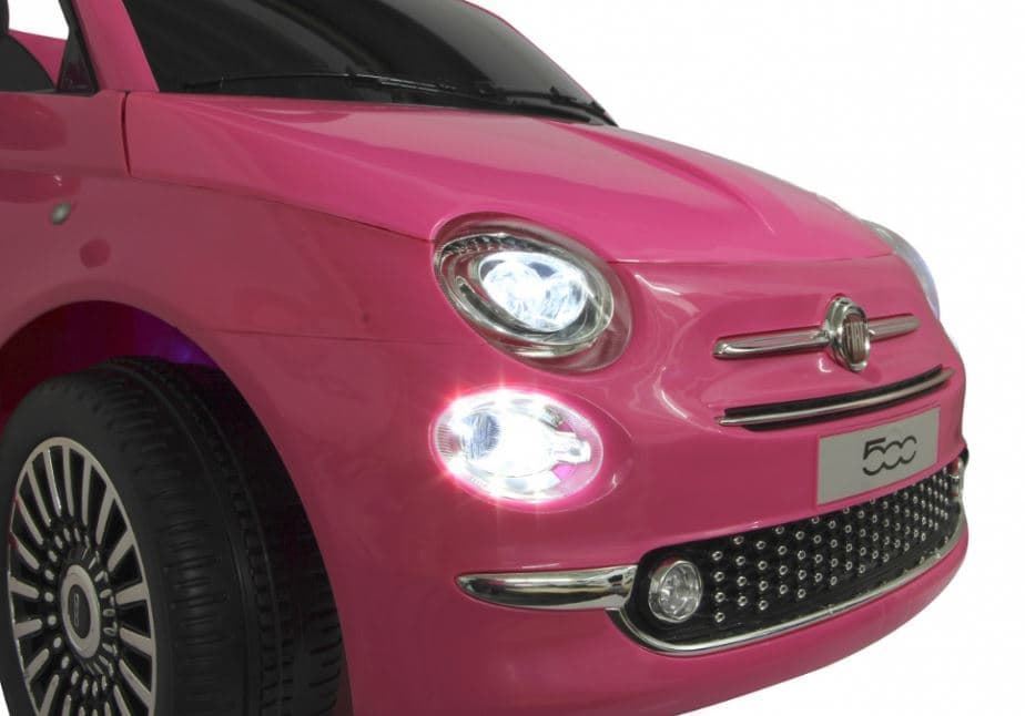 Coche Fiat 500 A Batería 12V De Juguete Rosa 460443 - Imagen 11