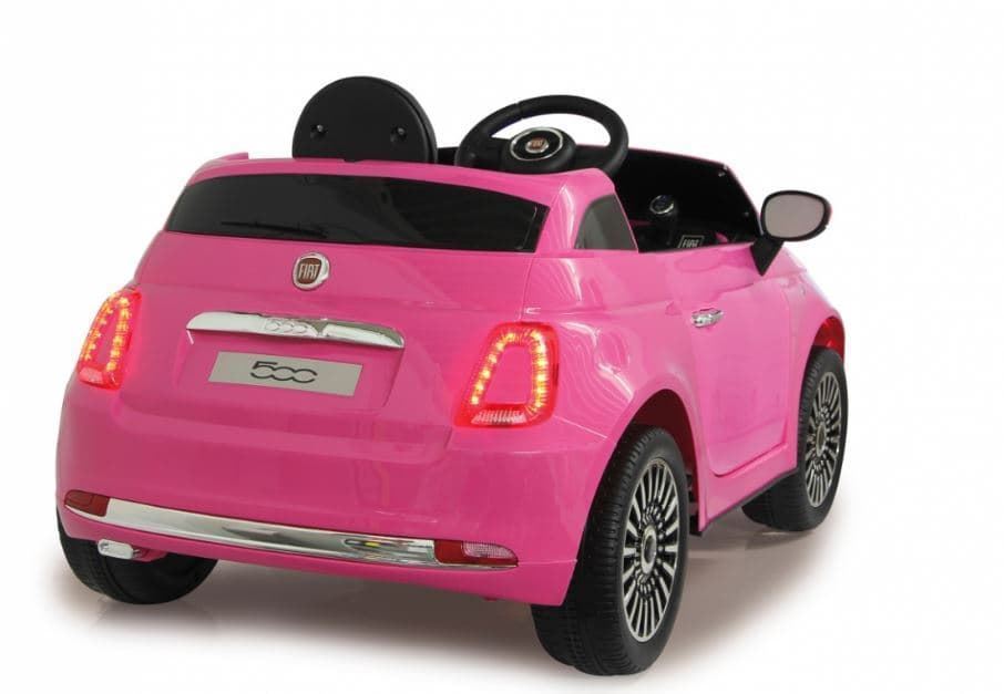 Coche Fiat 500 A Batería 12V De Juguete Rosa 460443 - Imagen 4