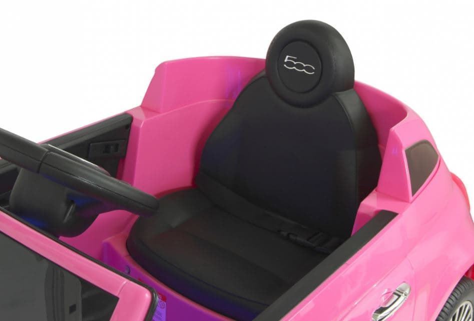 Coche Fiat 500 A Batería 12V De Juguete Rosa 460443 - Imagen 10