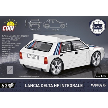 Coche Lancia Delta HF Integrale 1:35 de cobi 24509 - Imagen 2
