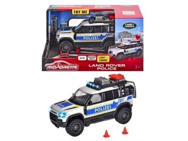 Coche Land Rover de policía con luz y sonido Metal 12,5cm - Imagen 1
