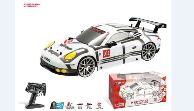 Coche Rally Porsche 911 RSR Radio Control Con Batería Recargable 1:10 63460 Mondo Motors - Imagen 1