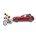 Coche Roadster Rojo Con Ciclista 1:16 BRUDER 03485 - Imagen 2