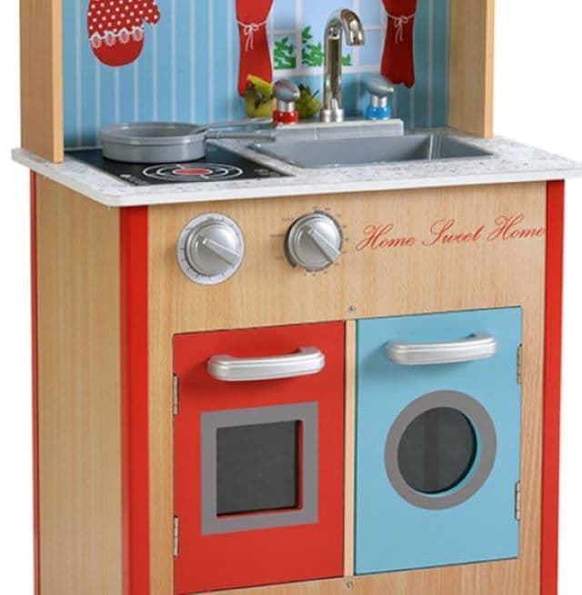 Cocina juguete madera con accesorios Teamson - Imagen 3