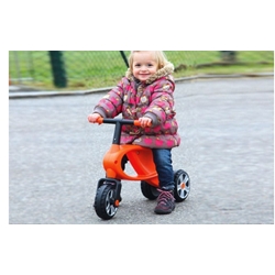 Correpasillo Bicicleta Naranja De Juguete - Imagen 1
