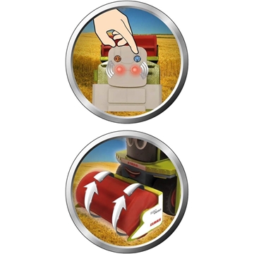 COSECHADORA CLAAS Lexion 780 con remolque tiene luz y sonido de juguete - Imagen 2