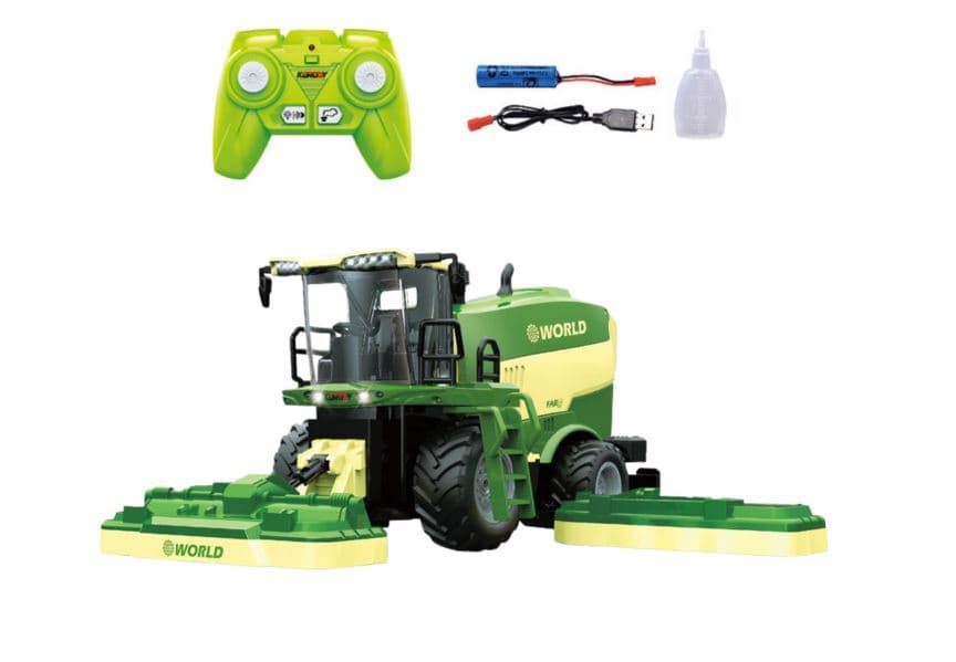 Cosechadora con segadora efecto vapor control remoto RC 2.4G - Imagen 1