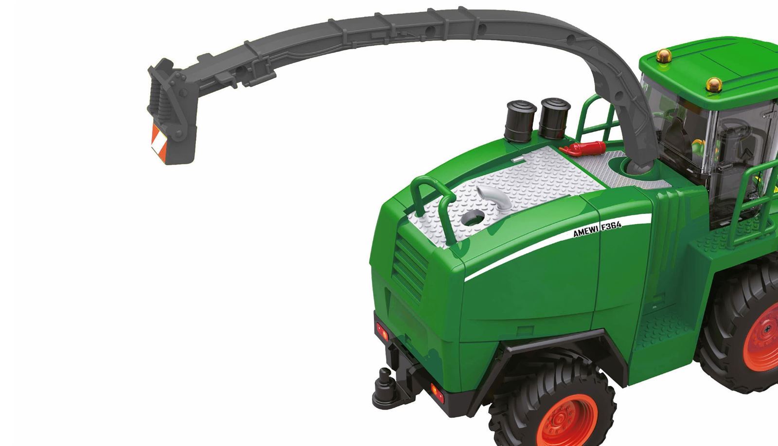 Cosechadora Radicontrol, con luz y sonido 1:24 RTR verde - Imagen 3