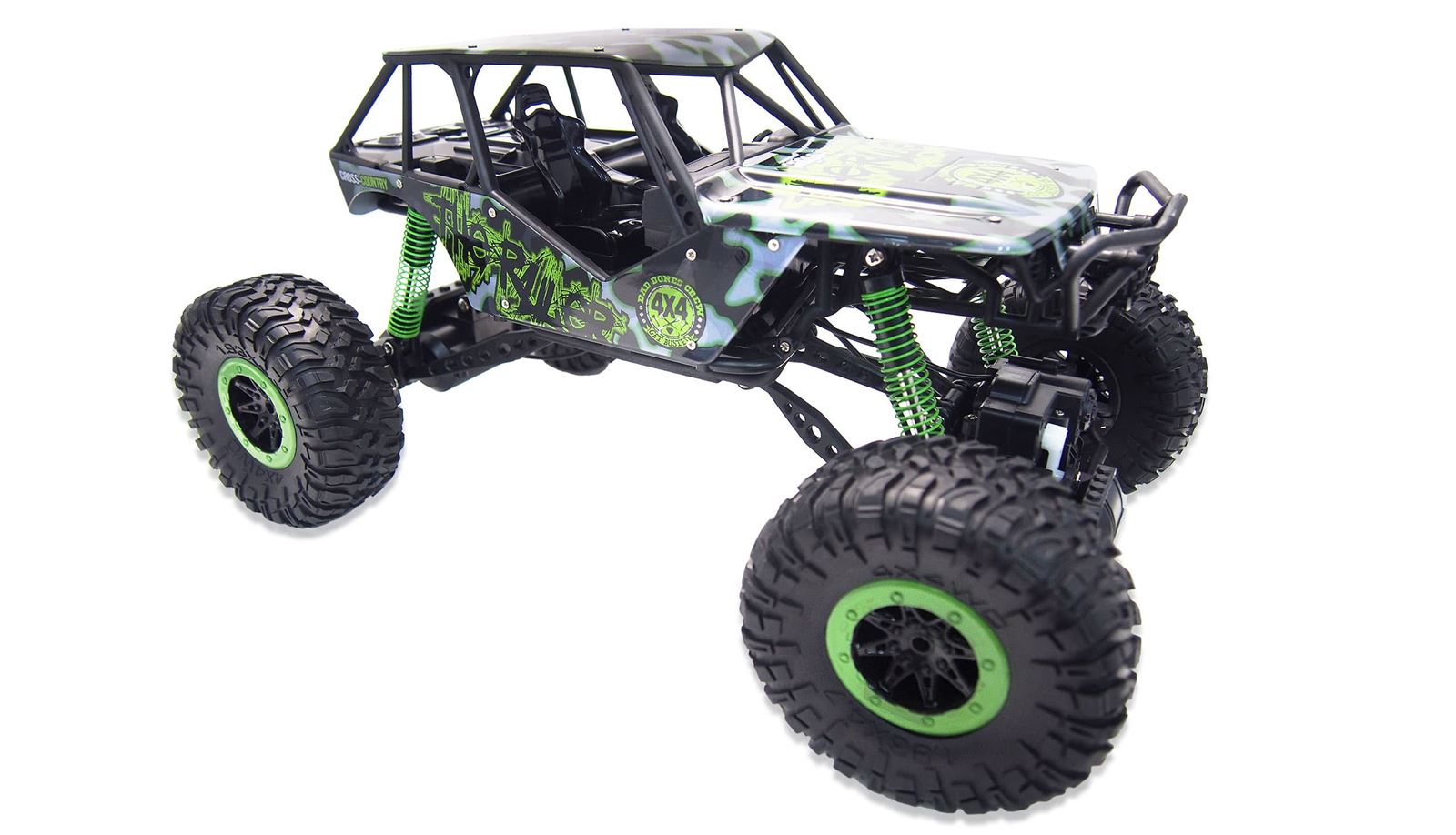 Crawler crazy rock verde 4X4 1:10 RTR - Imagen 1