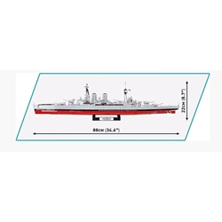 Crucero HMS Hood 2613 piezas - Imagen 2