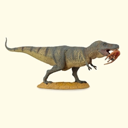 Dinosaurio de juguete Tyrannosaurus Rex con presa - Imagen 1